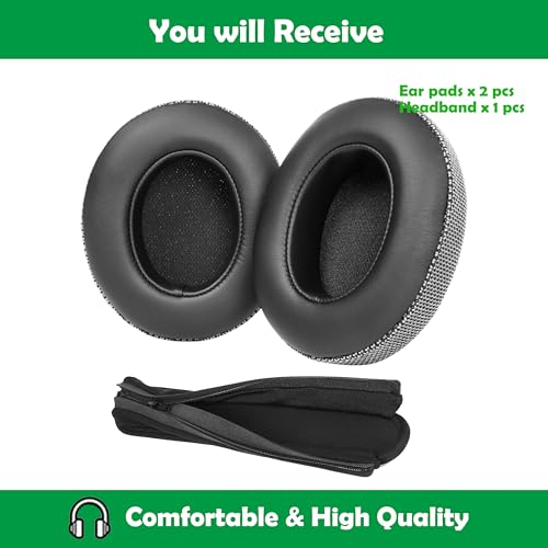 Premium Protein Leather Earpads y almohadilla para diadema reemplazo para Beats Studio 2 y Studio 3 (B0500 B0501) auriculares con cable e inalámbricos miniatura 4