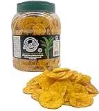 Nezka Plantain Chips - Delicious Crunchy Snacks and Side Dish | Chips de plátano Nezka - Deliciosos bocadillos crujientes y guarnición (1 Single Jar)