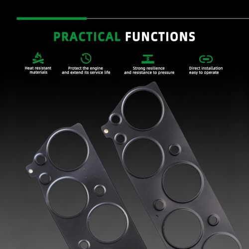 Image of Intake Manifold Gasket Set, for Acura MDX 2003 2004 2005 2006, 3.5L, for Honda Pilot 2005 2006 2007 2008, 3.5L, OE MS96410-1,MS 96410-1