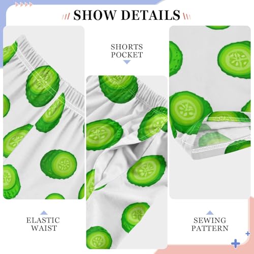 J JOYSAY Cucumber Slice White Pajamas Pants Soft Long Pajama Bottoms Lounge Sleep Pants Size S-XL4