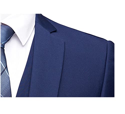 Herren-Hochzeitsanzug, 3-teilig, schmal, einfarbig, Business, Büro, große Größe, Blazer, Hose, Weste, 901, Asien, S, 40 bis 45 kg – Bild 4