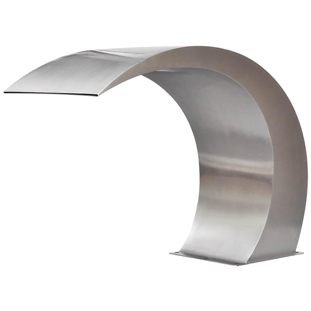 Fuente Cascada para Piscina Acero Inoxidable 45x30x60cm Fuente Estanque