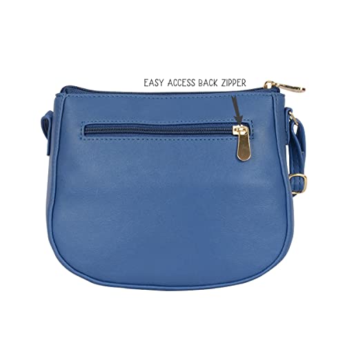 Image of Baggit Women Saddle Sling Bag Xxs Size | Ladies Stylish Casual Cross Body Purse Handbag