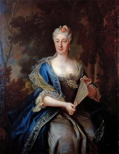 Pinturas famosas cuadro en lienzo retrato de Louis De Silvestre decoracion de paredes de hogar