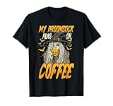Photo Gallery funny coffee halloween witch my broomstick funziona su caffè maglietta Photo Gallery funny coffee halloween witch my broomstick funziona su caffè maglietta