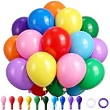 Wayfun 52pc Ballon Multicolore Anniversaire, 12 Pouces Multicolore Ballons de Baudruche, B...