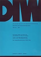 Lehre Und Berufsausubung: Eine Langsschnittuntersuchung Fur Berlin (West) 3428060008 Book Cover