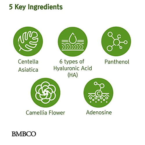 Bmbco The Cica Serum Redness Corrector, After Sun Damage Skin Repair, Centella Blemish Reducer Essence, Tiger Grass Moisturizer Ampoule, Green Color Korean Skincare, Sunburn Relief Vacation Essentials #TOP3