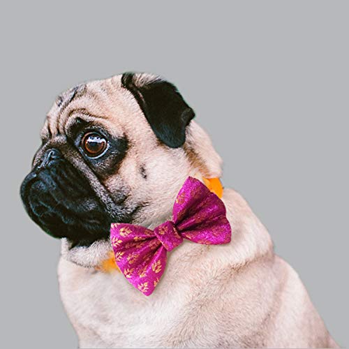 Myartbucket Purple Ethnic Soft Material Dog Bowtie | Dog Bow tie (Large) (B08PT6RQG5) Amazon Price History, Amazon Price Tracker