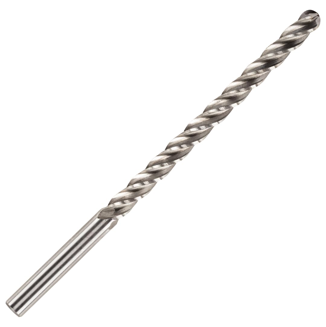 Rennie Tool Company - 6mm x 100mm Flute Foam Cutting HSS Ball Nose Router Cutter – Long Reach CNC Milling Bit for EPS Foam, Polystyrene & Lightweight Materials. 4 Flute Spiral Up Cut Router Bit