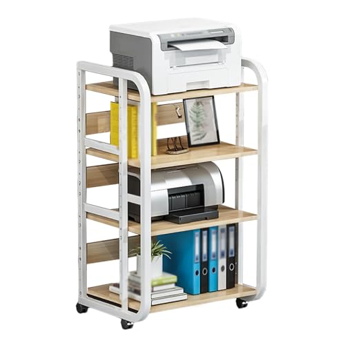Meuble de rangement multimédia à 3/4/5 niveaux – Support d'angle en métal avec roulettes pour matériel audio, bibliothèque, studio d'enregistrement et cinéma maison