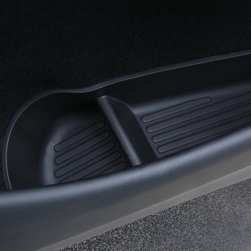 Arcoche Door Side Storage Box for Tesla Model Y Juniper Accessories 2025 2026 Pocket Liners TPE Front & Rear Organizer Tray Protector ( Y ) 4pcs