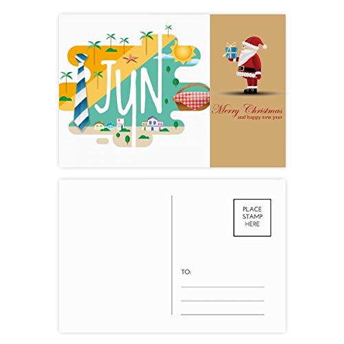 Cartes postales de juin en lot de 20 pour correspondances d'été