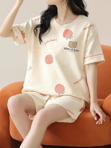 Image of Louis Luxe Women's Cotton Blend Pajama Set