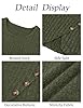 Syphiby Womens Casual Short Sleeve T-Shirts Crew Neck Summer Tops Fashion Dressy Tunic Blouses Ladies Knit Solid Loose Casual T Shirts Tee Blouses Army Green #4