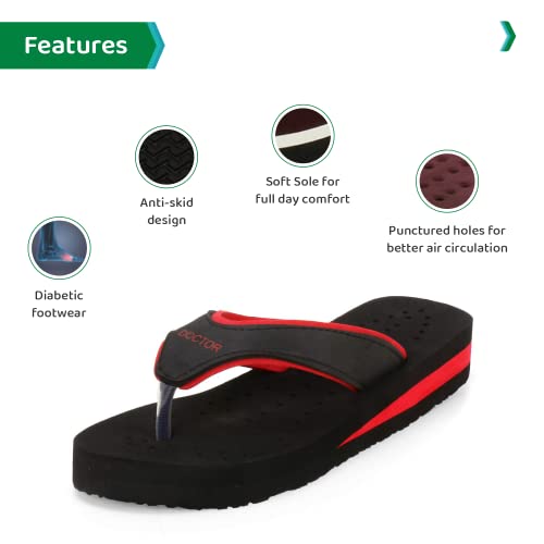 Image of ORTHO JOY Doctor Orthopedic Soft Slippers For Ladies Daily Use /mcr chappals for women /ortho slippers women