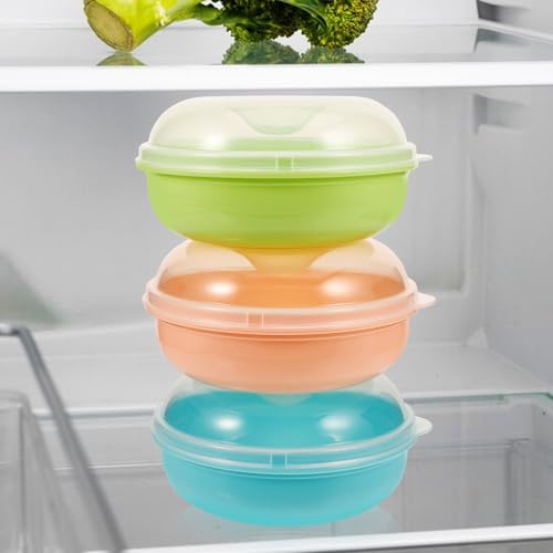 Contenedor de pan de plástico PP pack de 3 piezas para encimera 6