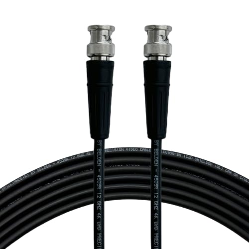 Câble 12G 4K UHD SDI BNC RG59 AV-Cables Belden 4505R 0,5 m de longueur pour vidéo professionnelle