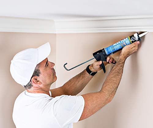 Dap Alex Flex Kit - 10.1 Fl Oz Alex Flex Caulk. High Adhesion & Flexible Acrylic Latex Caulk, For Molding & Trim. Pack Of 3. Caulk Removal Tool, Applicator Gun Included #TOP4