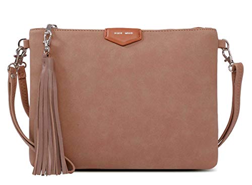 Pixie Mood Inc Pixie Mood Michelle Clutch Desert Clay Nubuck Dimensions: L 11â€³ x D 1â€³ x H 8.25â€³