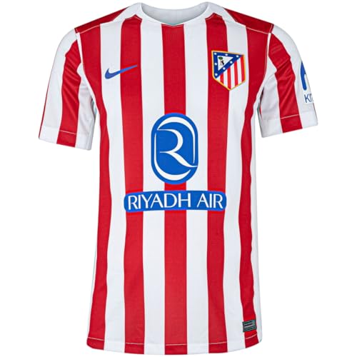 Camisa Atletico de Madrid 2025/2026 Masculina Torcedor | Escudo Bordado | Tecido Dry | Pronta Entrega (BR, Alfa, G, Regular)