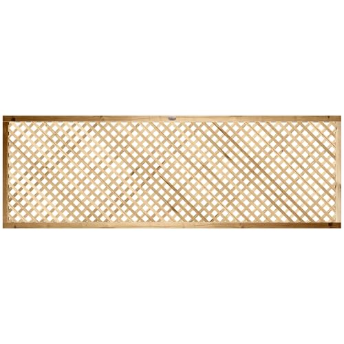 183cm x 60cm (6x2) Elite Privacy Diamond Trellis/Lattice Garden Screening Wood Fence