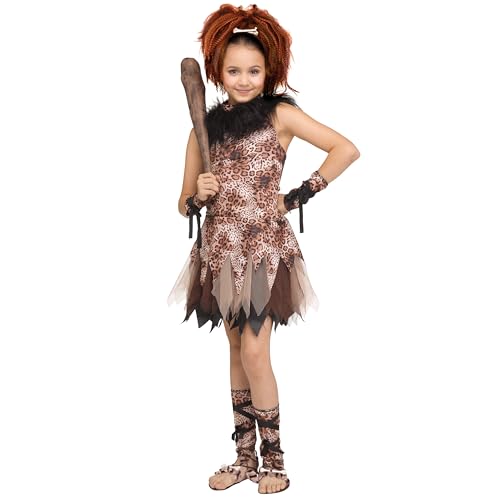 Disfraz infantil Cave Girl Cutie talla 4-6 pequeña