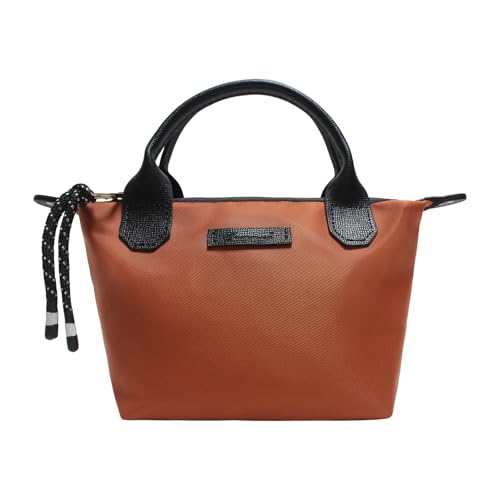 Image of Designer Mini Tote Bag for Women - Lightweight Crossbody Purse with Adjustable Dual Straps (2-Way Carry)