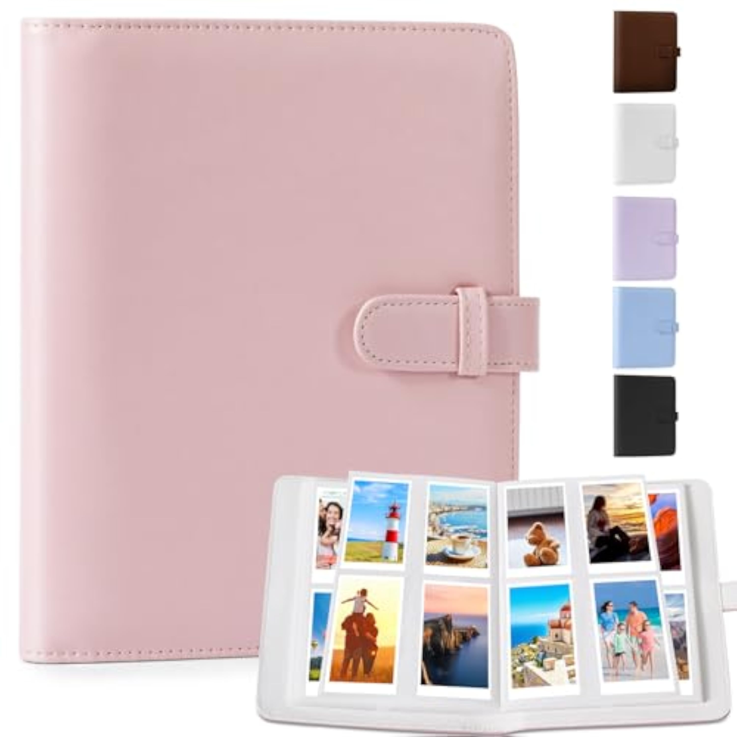 Album Fotos con 256 Bolsillo, Album Fotos para Instax Mini De 3 Pulgadas para Fujifilm Instax Mini Monitor 11 70 50s 26 25 9 8+ 8 7s Cámara De Película Instax/Mini Enlace Etc.