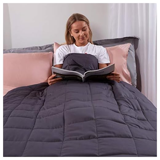 Higham's - Manta con Peso de 8 kg para Adultos, Terapia de ansiedad, calmante, Efecto sueño, con Cuentas de Vidrio en el Acolchado, para Cama de tamaño Doble o King – 150 x 200 cm