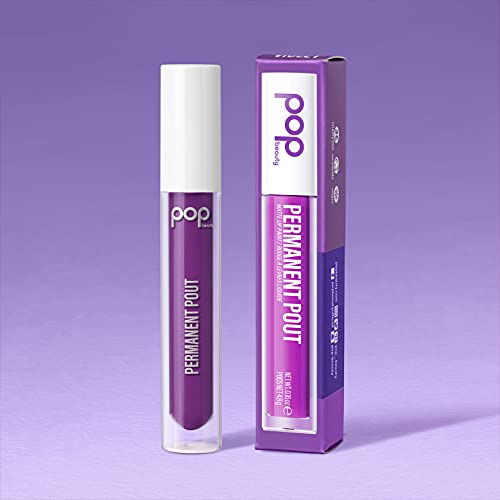 Permanent Pout OMG Violet | Long Lasting Liquid Lipstick, Liquid Lip Colour, Kiss-proof Water-proof Smudge Transfer Proof, Velvet Lip Paint, Matte Finish, Full Coverage Colour