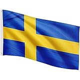 Calidad FLAGMASTER: lado izquierdo reforzado con dobladillo blanco y dos ojales metálicos resistentes para sujetar a un asta de bandera, doble costura en el borde de la bandera, doble costura en el exterior, impresión realizada utilizando el proceso de serigrafía con alto brillo de color