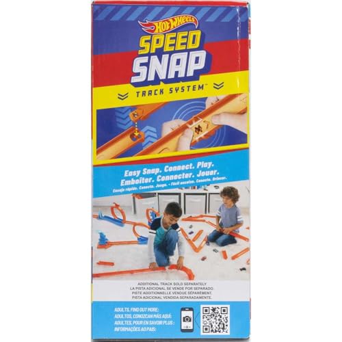 Hot Wheels Toy Car Track Set, Triple Loop Pack & 1:64 Scale Vehicle, Track-Building Components with 3 Loops, Speed Snap Tracks & Adapters by Hot Wheels - Image 6