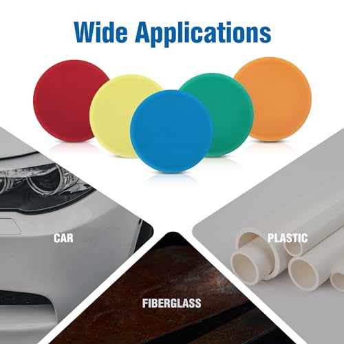 5 peças dianteiras de 165 mm, parte traseira de 150 mm, almofadas de esponja de polimento compostas