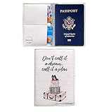 Stylish Passport Holder and Wallet for women with 2 Credit card Slots Pink eco leather cover fashion