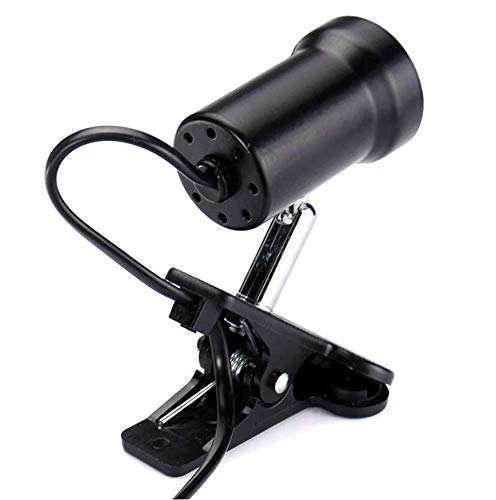 image for MD Lighting Mini Clamp Light Fixture for Reptile, 110V E26/E27 Ceramic