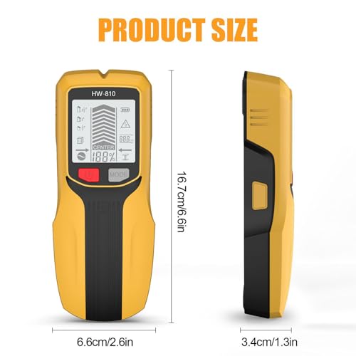 Scanner mural détecteur de montants magnétique LCD pour cloison sèche - 5