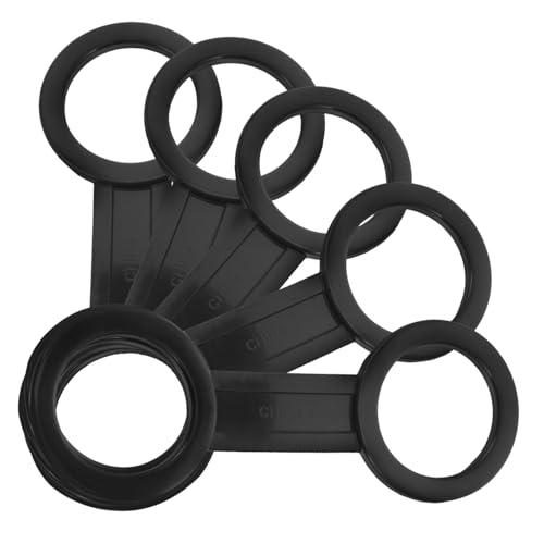 GANAZONO Sturdy Diving Goggle Buckle 5pcs Keeper Metal Cord Locks Adjustable Drawstring Clips for Snorkeling