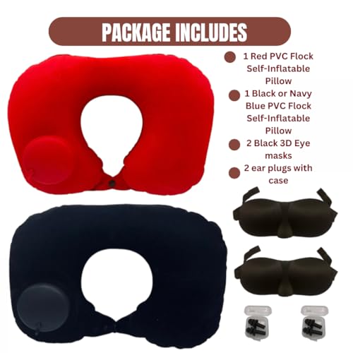 Almohada inflable PVC tamaño bolsillo para viaje miniatura 2