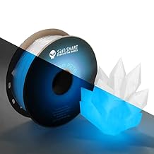 SainSmart تنمو في خيوط PETG الزرقاء الداكنة، 1.75 mm PRO-3 PETG 3 D خيوط الطابعة، توهج الأزرق، 2.2 LBS 1 KG بكرة، دقة الأبعاد +/- 0.02 mm