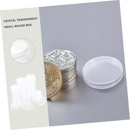 Cápsulas Plásticas Transparentes para Monedas, 200 pcs miniatura 3