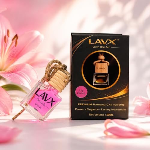 Image of Floral Car Perfume Combo Pack of 3 - Rose Bloom, Jasmine Bliss & Lily | Premium Long Lasting Car Freshener