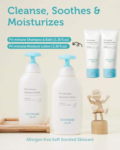 Baby Skincare Duo Set - Korean Baby Skincare & Bath Time Essentials - Shampoo & Bath, Moisutre Lotion - Travel Sized Hydrating & Nourishing Baby Wash and Moisturizer, 2 Items - Image 4