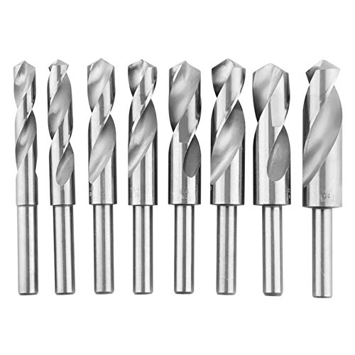 Set Professionale 8 Pezzi Punte HSS Acciaio Temprato, Ø 14-25 mm per Metallo e Legno, Ideale per Falegnami ed Elettricisti