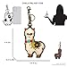 CHALA Farm Collection Women's Decorative Key Fob/Coin Purse Accessory (Llama)