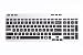 Leze - Ultra Thin Silicone Laptop Keyboard Cover Skin Protector for Logitech MK360 K360 Keyboard - Black