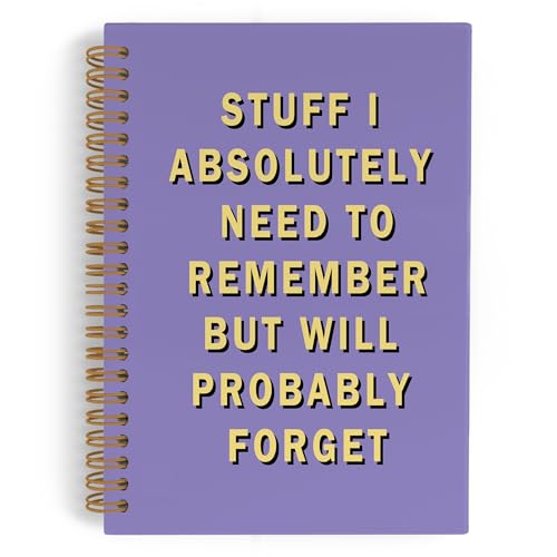 Cahier à spirale violet 620 pages idéal pour organiser vos notes