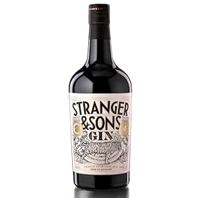 Stranger & Sons Gin, Premium Indian Spirited Aromatic Citrussy Dry Gin – 42.8% ABV, 70cl – Stranger & Sons