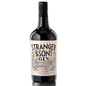 Stranger & Sons Gin, Premium Indian Spirited Aromatic Citrussy Dry Gin – 42.8% ABV, 70cl