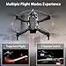 LAWFIG Drone with Camera for Adults Beginners, FPV Foldable RC Quadcopter Toys, Helicopter Toys, 1080P HD Camera Drone, Altitude Hold, One Key Take-off/Landing, 3D Flips, Waypoints fly, Headless Mode